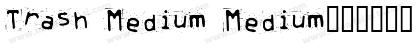 Trash Medium Medium字体转换